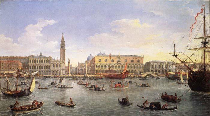 Gaspar Van Wittel The Molo Seen from the Bacino di San Marco 1697 France oil painting art